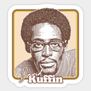 David Ruffin /// Retro Soul Fan Design Sticker